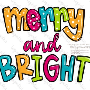 Christmas Sublimation Design | PNG Digital File | Merry Christmas Tree | Hand drawn chalk effect | Doodles | Lagartixa Art | T-shirt design