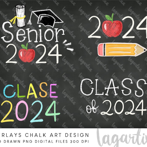 Class of 2023 and 2024 PNG Clipart Senior Overlays Graduation Day School Chalk Drawn Designs Virus Funny clipart hand drawn toilet paper