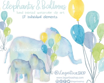 Kwiaty słonia w akwareli, PNG clipart, ręcznie malowane, Ikiebana kwiatowa, Baby Shower, na zaproszenia, zdjęcie dziecka, karty, blog