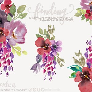 ギンダ モラダの藤の花、水彩画、メキシコ クリップ アート PNG、パーティー春の庭園用のメキシコの花、アジェンダ カード ラベル用