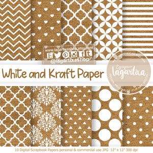 Papel digital Kraft Craft beige cafe gris neutrales terra organico basicos invitaciones blog colores neutros