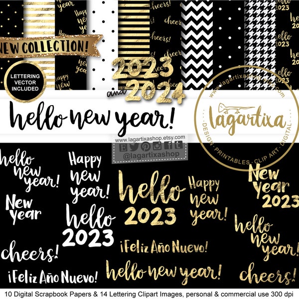 The Year 2024 Labels Etsy