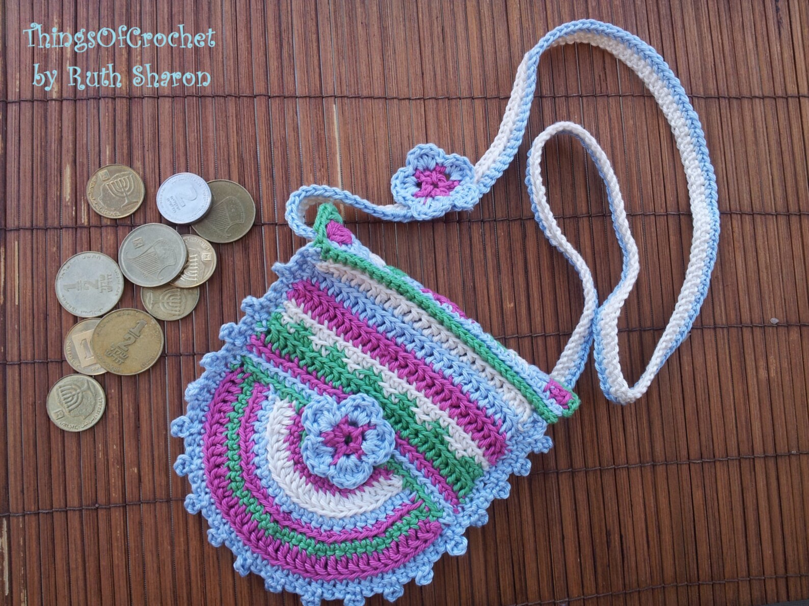Jelly Bean Crochet Bag for Little Girls Design By Eveline De Etsy