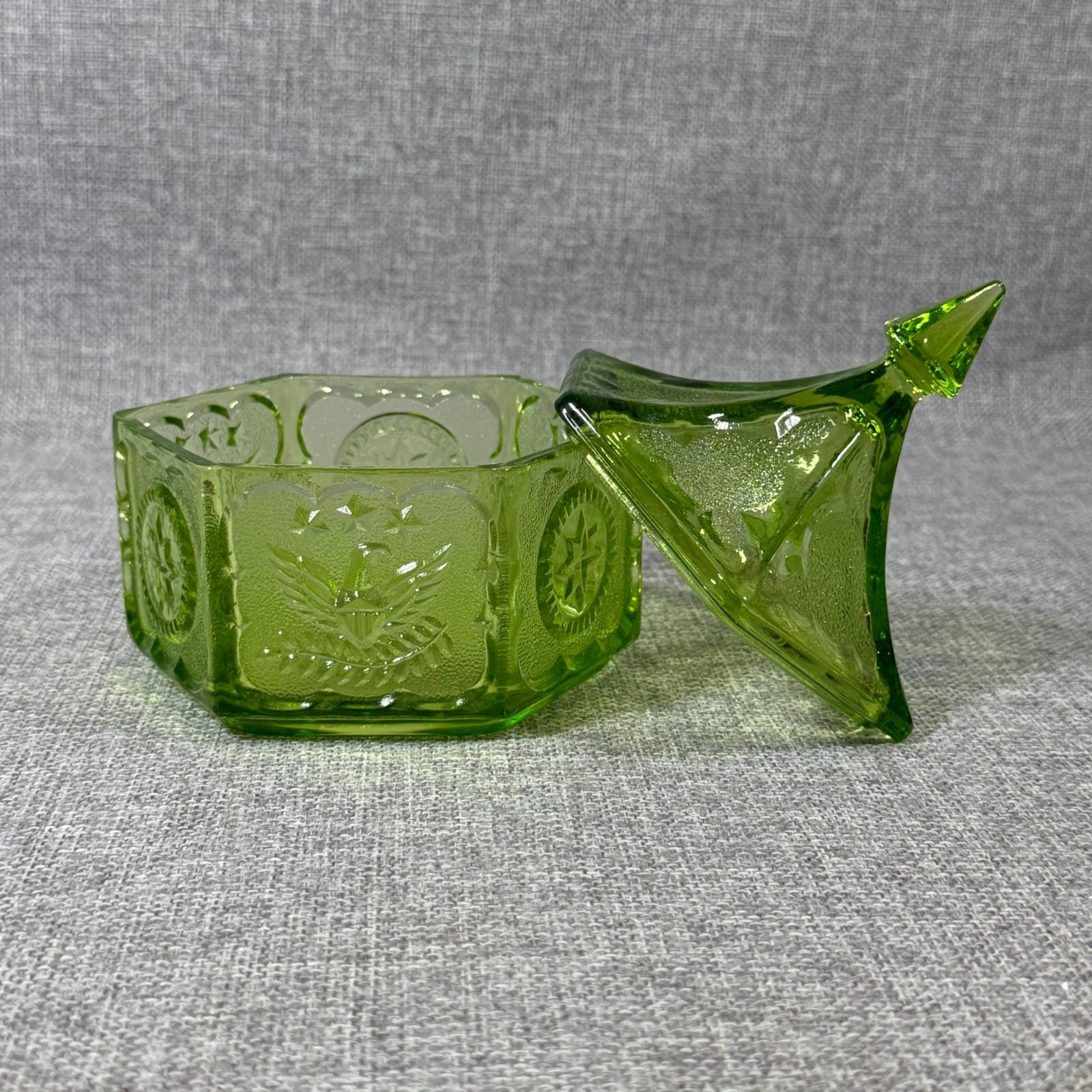 Indiana Glass Eagle and Star - Etsy