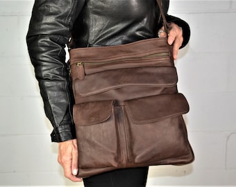 Leather Expandable Travel Purse  HOBO-203