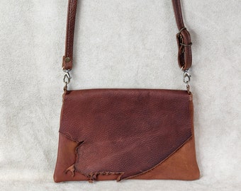 Crossbody Leather Clutch   CL-132