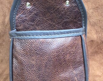 Double Leather Shotgun Shell Pouch DSB-2037