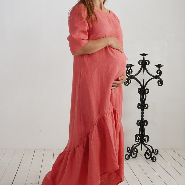 Maternity Maxi Dress Etsy