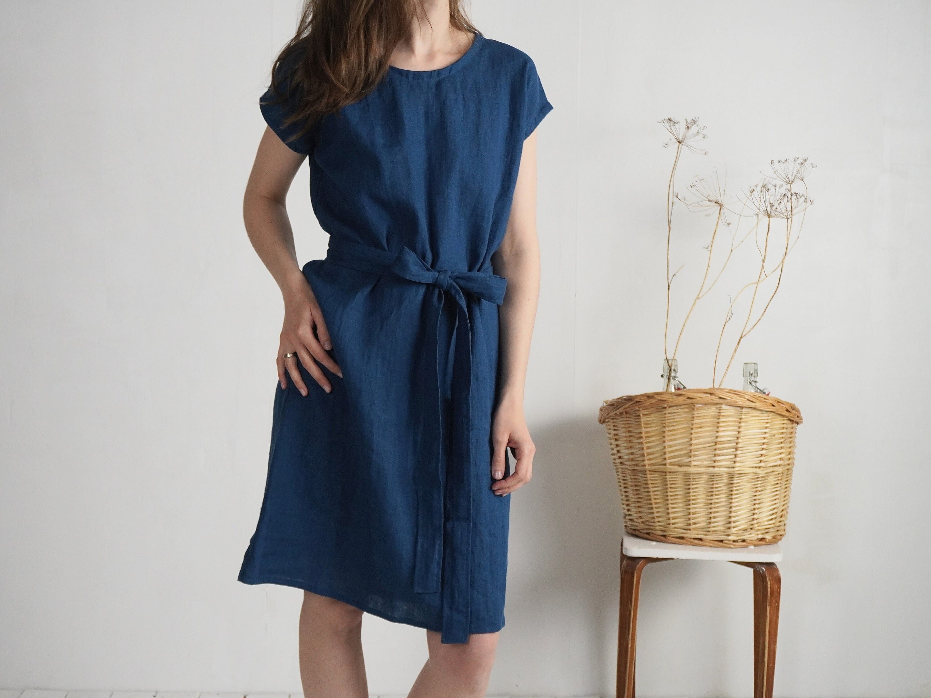 slim fit dress slacks Senegal A-Line Dress with Necktie – Malik & Wolff main image 1