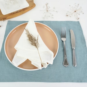 Linen napkin set of 4 6 8 10. Linen napkin. Natural stonewashed napkins. Soft linen table napkin. Natural table decor. Mother&#39;s day gifts.