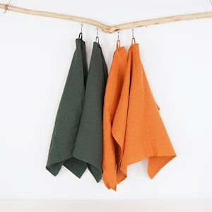 Linen tea towels, 100% Linen kitchen towels, Housewarming gift, Soft linen towels, Natural dishcloths, Sustainable kitchen, Christmas gift