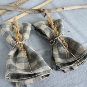 Linen napkins. Set of 4-6-8-10-12 Washed linen napkins. Wedding linen napkins. Linen table. Cloth napkins. Sustainable dining room.Christmas