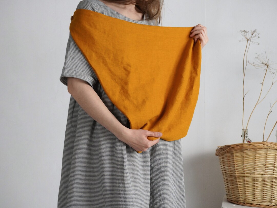Linen Breasfeeding Cover. Linen Nursing Cover. Natural Breastfeeding