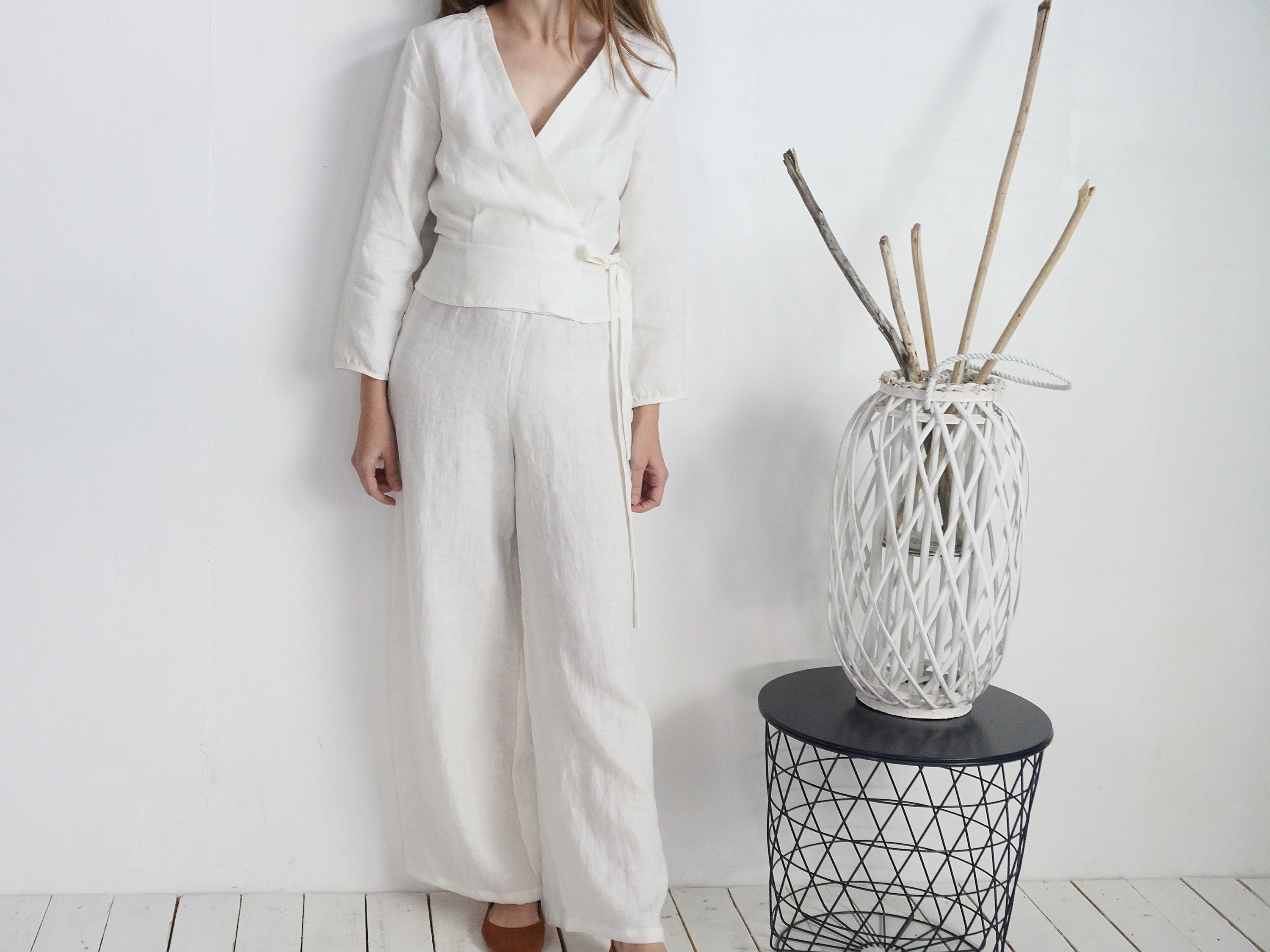 formal pants and blouse for wedding