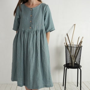long sleeve velvet dress blue V NECK Velvet Dress TORCHED Blue Velvet Dress / M