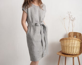 simple grey dress