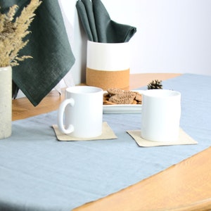 Linen table runner. Stonewashed linen table runner. Soft linen runner. Table linens. Natural table decor. Stonewashed linen wedding runner.