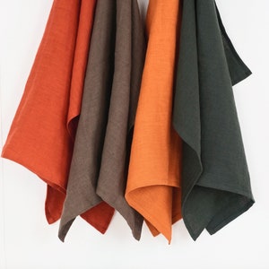 Linen tea towel set of 2 4 6 8 10. Linen kitchen towel. Natural linen dishclothes. Soft dish towel. Linen kitchen gift towel. Eco Tea towel.