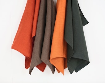 Linen tea towel set of 2 4 6 8 10. Linen kitchen towel. Natural linen dishclothes. Soft dish towel. Linen kitchen gift towel. Eco Tea towel.
