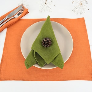 Linen napkin set of 4 6 8 10. Linen napkin. Natural stonewashed napkins. Soft linen table napkin. Natural table decor. Mother&#39;s day gifts.
