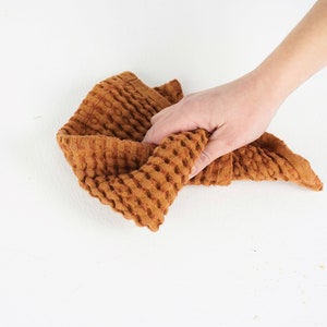 Waffle dish cloth set. Natural linen dish cloths. Linen dish towel. Linen kitchen cloth. New home. Eco friendly kitchen. Sustainable kitchen