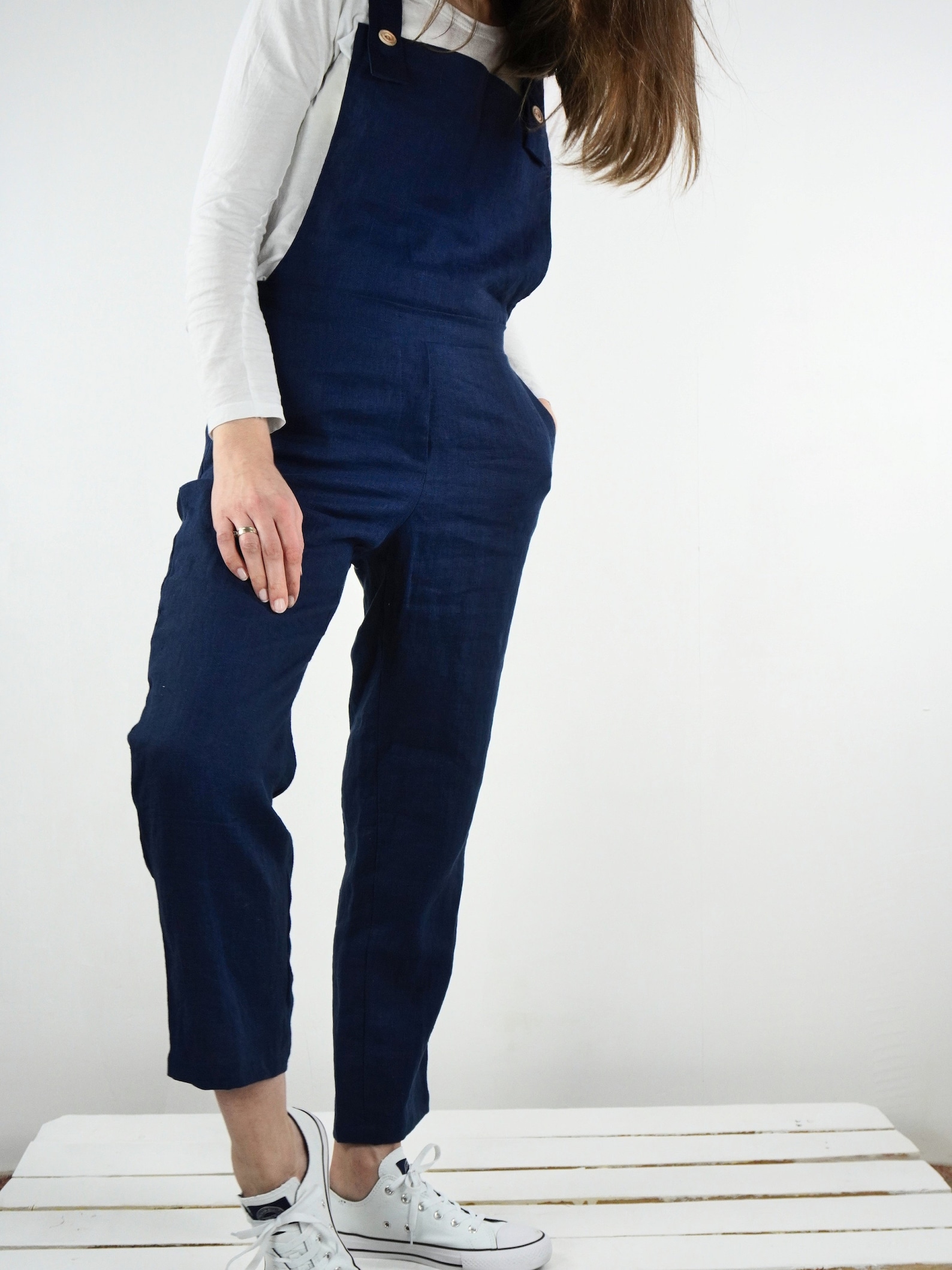Linen Overall. Linen Dungarees. Linen Jumpsuit. Casual Women Etsy