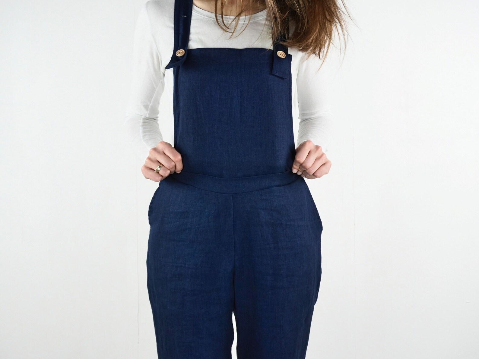 Linen Overall. Linen Dungarees. Linen Jumpsuit. Casual Women Etsy