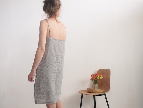 linen blend short dress Portillo Linen Blend Mini Dress Beige