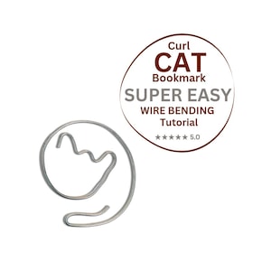 Drahtbiege-Tutorial Mega Bundle PDF-Anleitungen + Videos: Herz, Katze, Beagle, Hase, Tulpe, Schildkröte, Stuhl, Wolke, Anatomisches Herz, Baum Bild 8