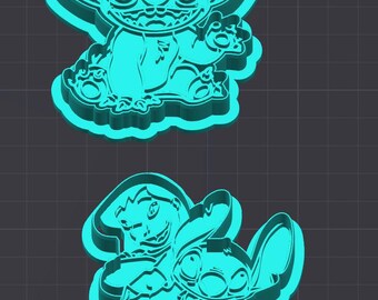 Lilo & Stitch inspired cookie cutters