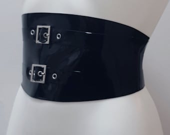KINKA Belt– Black latex belt