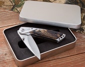 Deluxe Camouflage Lock Back Knife - Groomsmen Gift - Best Man Gift -  Wedding Party Gift - Fathers Day Gift