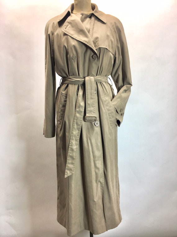Hip trench coat by London Fog