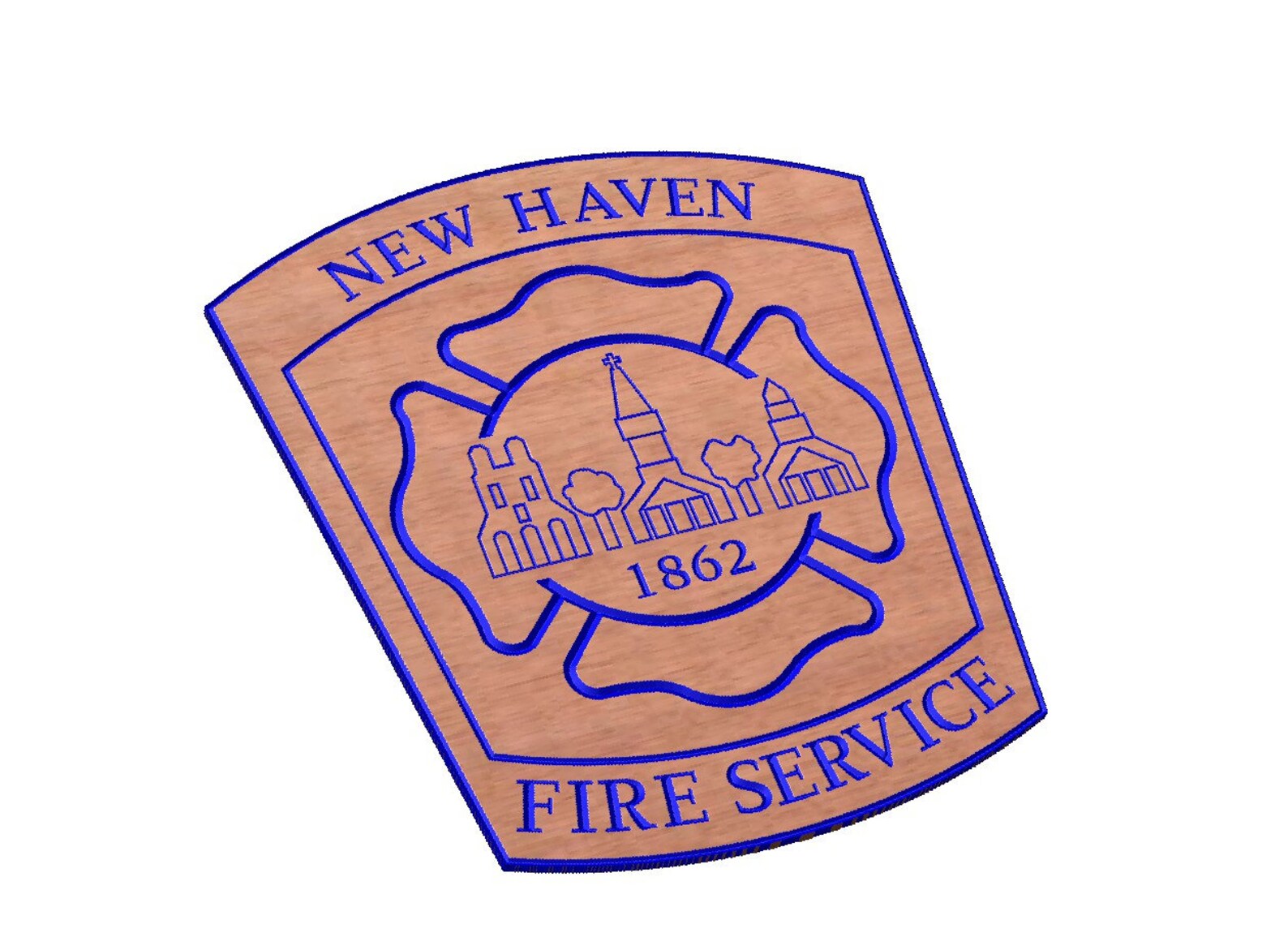New Haven Fire Department Patch SVG Etsy