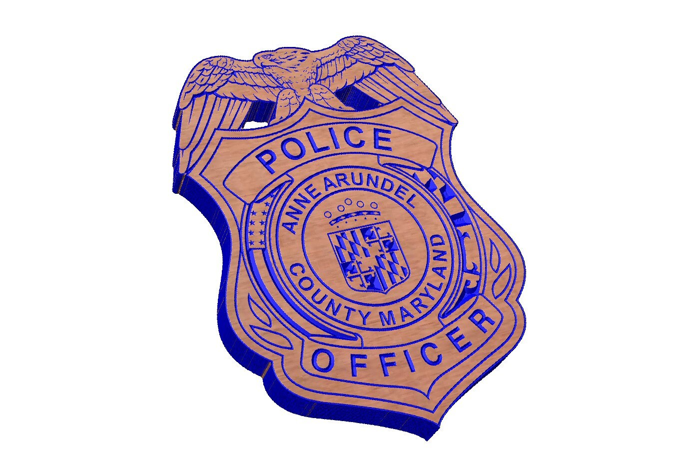 Anne Arundel County Police Badge Maryland SVG Etsy
