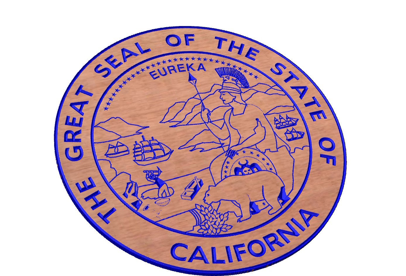 California State Seal SVG | Etsy