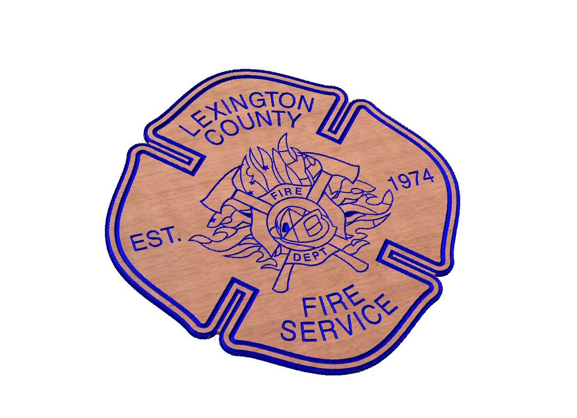 Lexington County South Carolina Fire Department Patch SVG Etsy