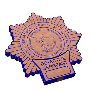 Paterson Nj Detektiv Abzeichen Svg Etsy