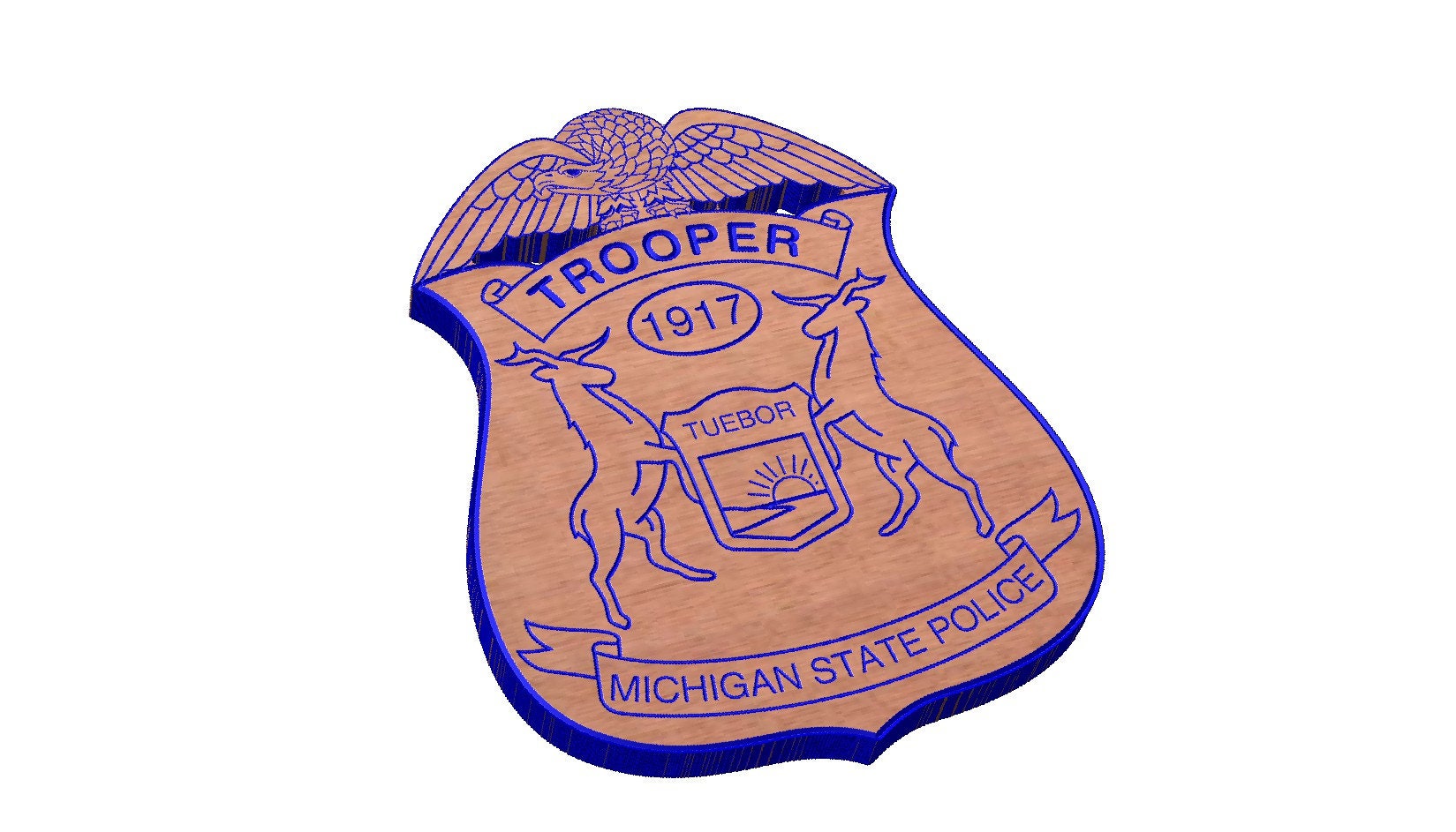 Michigan Police Badge for sale | Only 2 left at -70%