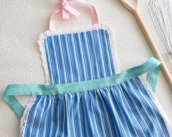 Colorful Toddler Aprons - Matching Aprons - Gift for Kids - Personalized Apron - Baking Apron