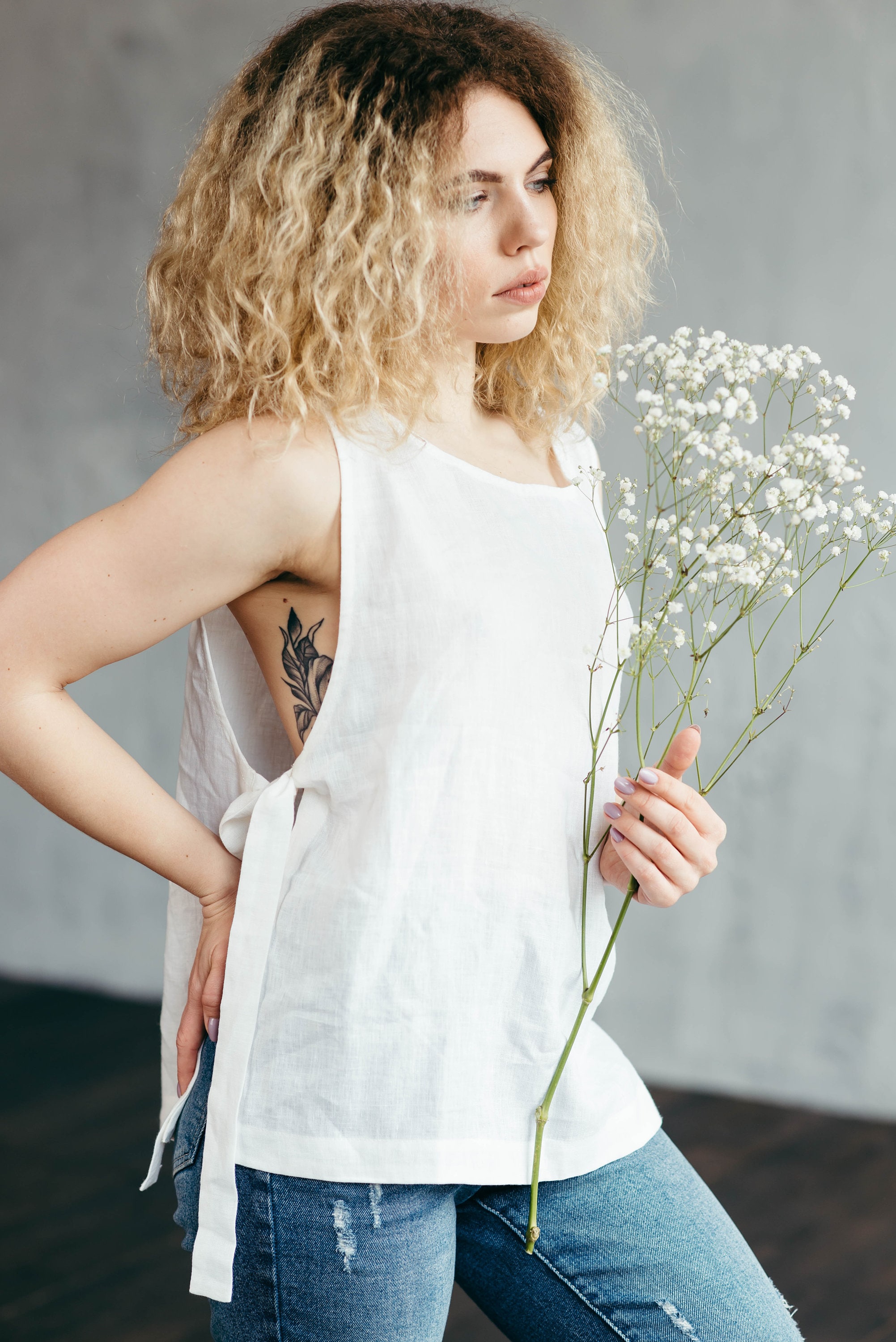 Bardot camille eyelet blouse