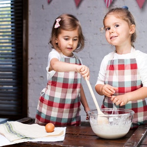 Kids Apron With Pockets - Personalized Aprons - Kids Craft Apron - Matching Apron Sets