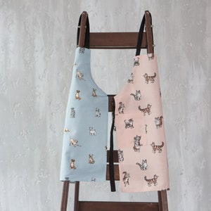 Apron for Women Cat Aprons Kids Apron Children's Aprons Christmas Stocking Gift Kitchen Aprons Housewarming Gift New Home Gift image 9