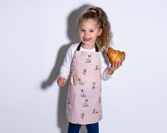 Toddler Chef Apron - Gifts for Kids - Children's Aprons - 2 Year Old Girl Gift - Christmas Stocking Fillers - Mommy and Me - Baking Gift Set