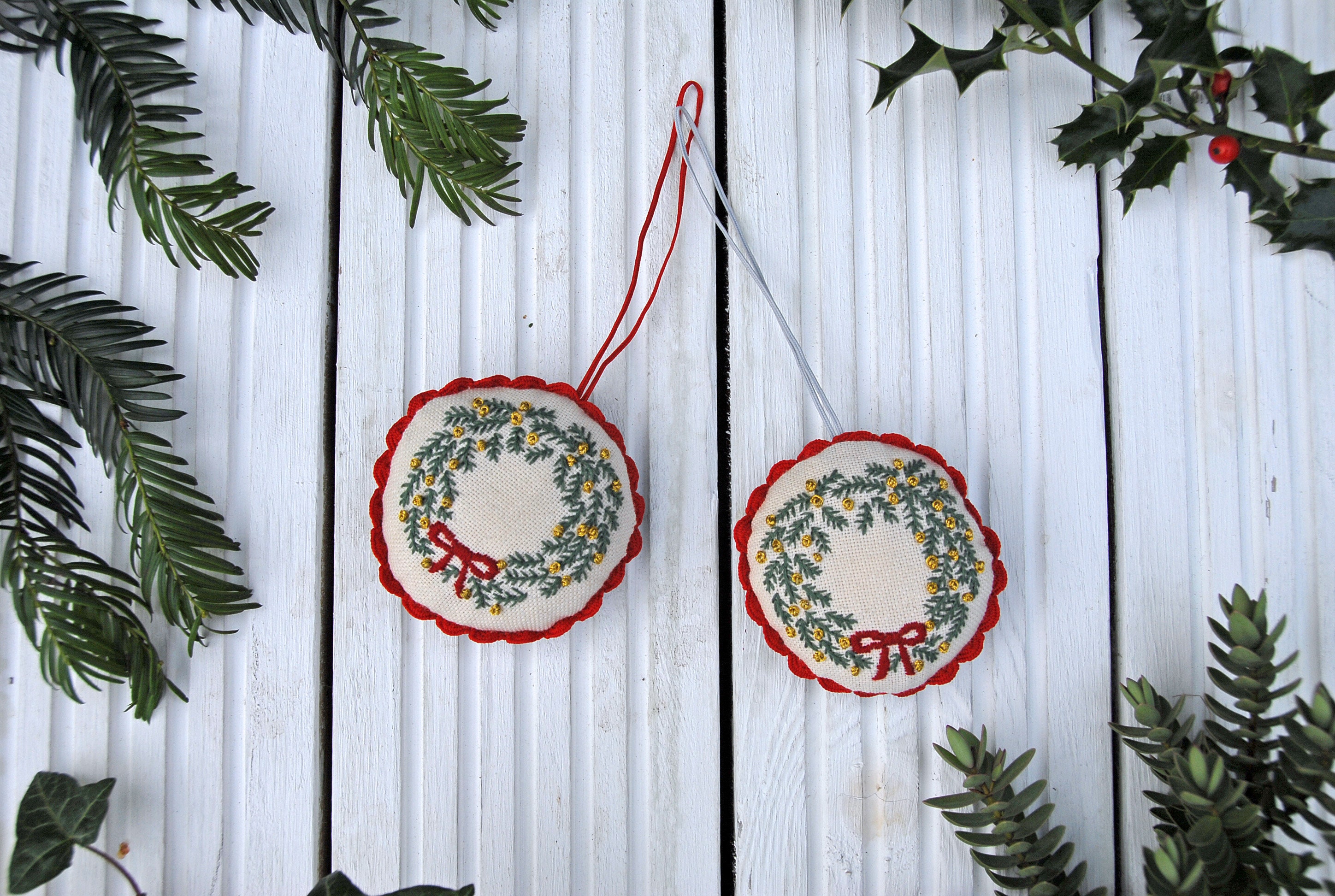 Christmas Ornaments Handmade Christmas Decorations Set - Etsy UK