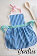 Toddler Aprons - Matching Aprons - Gift for Kids - Personalized Apron 