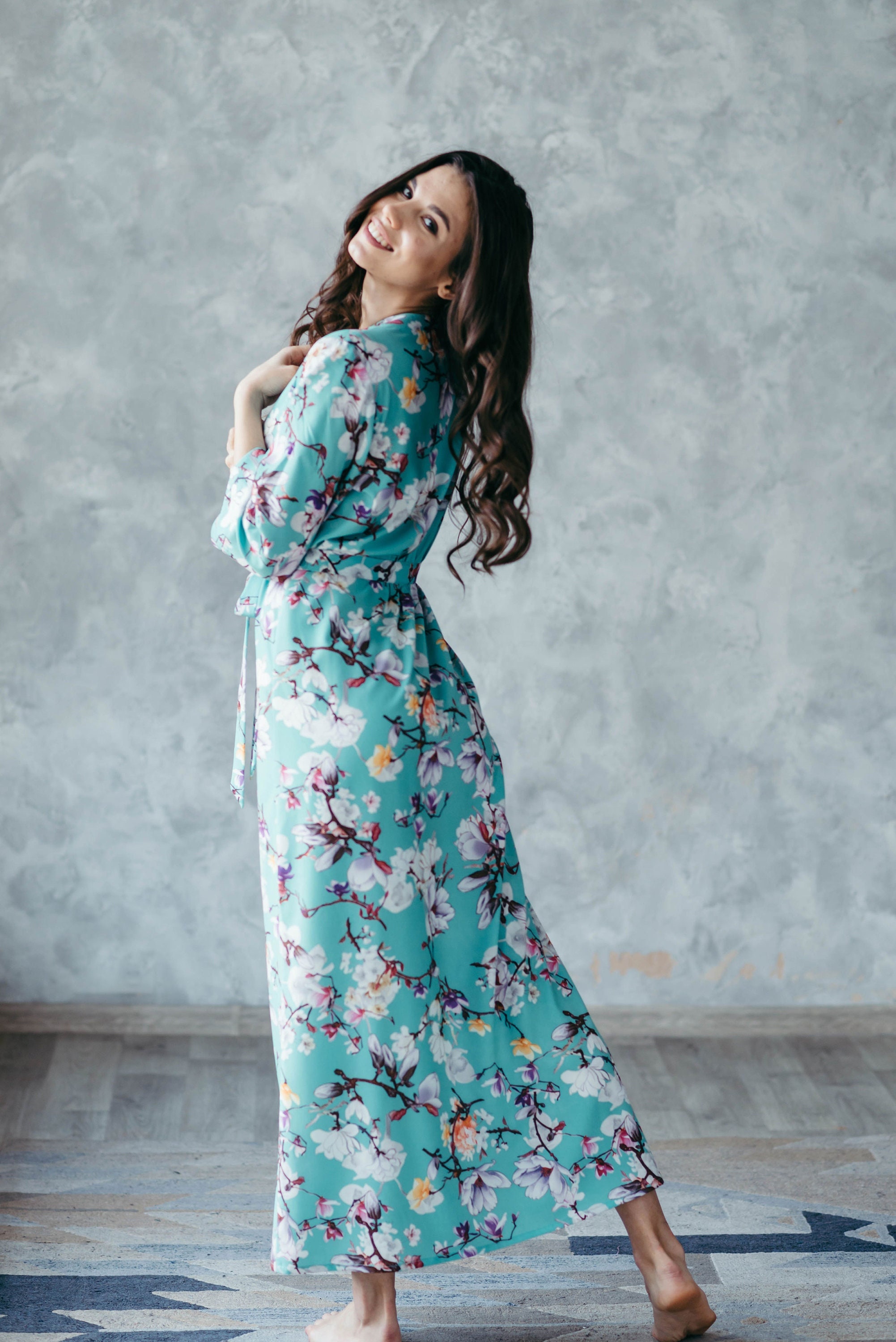 Buy Bridesmaid Robes Long Bridal Robe Bridal Party Robes Online in India -  Etsy