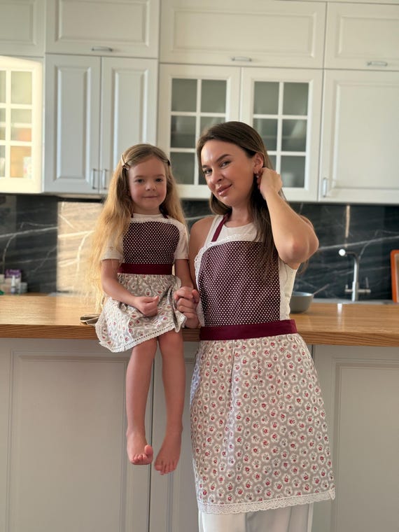 Girls Apron | Kids Apron for Toddlers | Birthday Gift for Girls