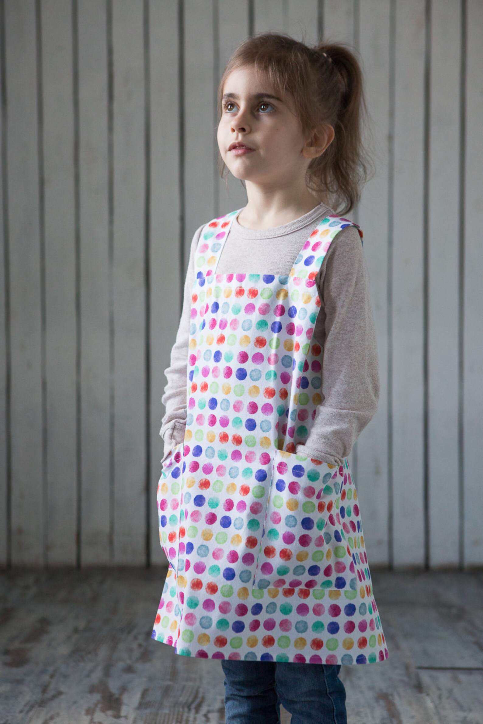 Kids Pinafore Apron Kids Apron Toddler Apron Pinafore for Etsy