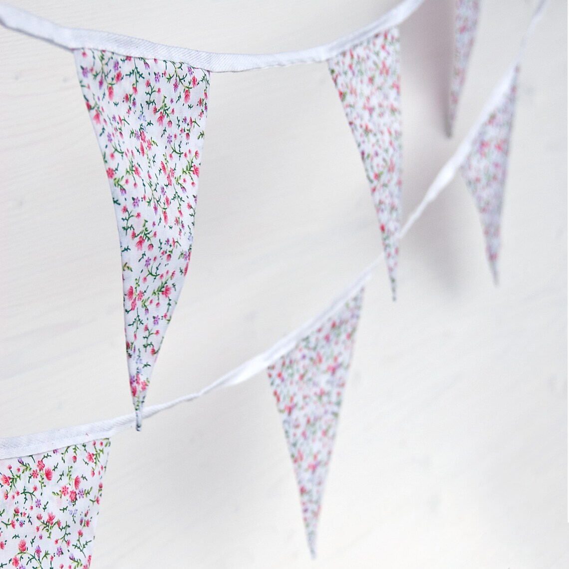 Fabric Bunting Fabric Bunting Banner Bunting Flags Floral Etsy